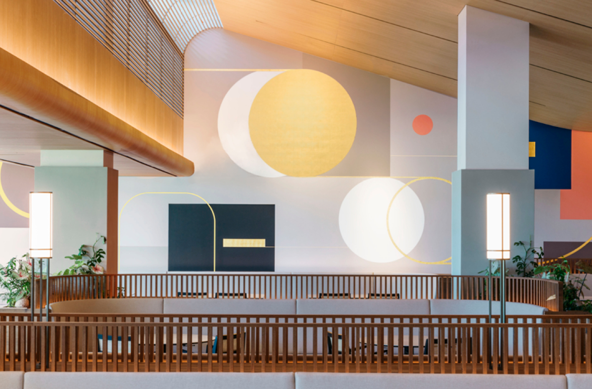 설해원 아트 프로젝트 대표작인 신타 탄트라의 'Pink Moon Rising'. 사진 설해원