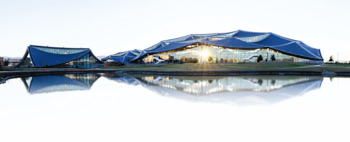 2023년 완공된 구글 오피스 빌딩 ‘베이 뷰’ 전경. 