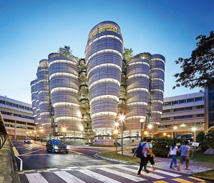 싱가포르 난양 이공대학 ‘러닝 허브’.