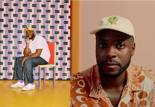 MCM 과 협업한 잉카 일로리(Yinka Ilori) 작가. 주로 의자를 소재로 작품으로 구현한다. 현재 글로벌 명품 브랜드가 특히 주목하는 작가이기도 하다. /MCM