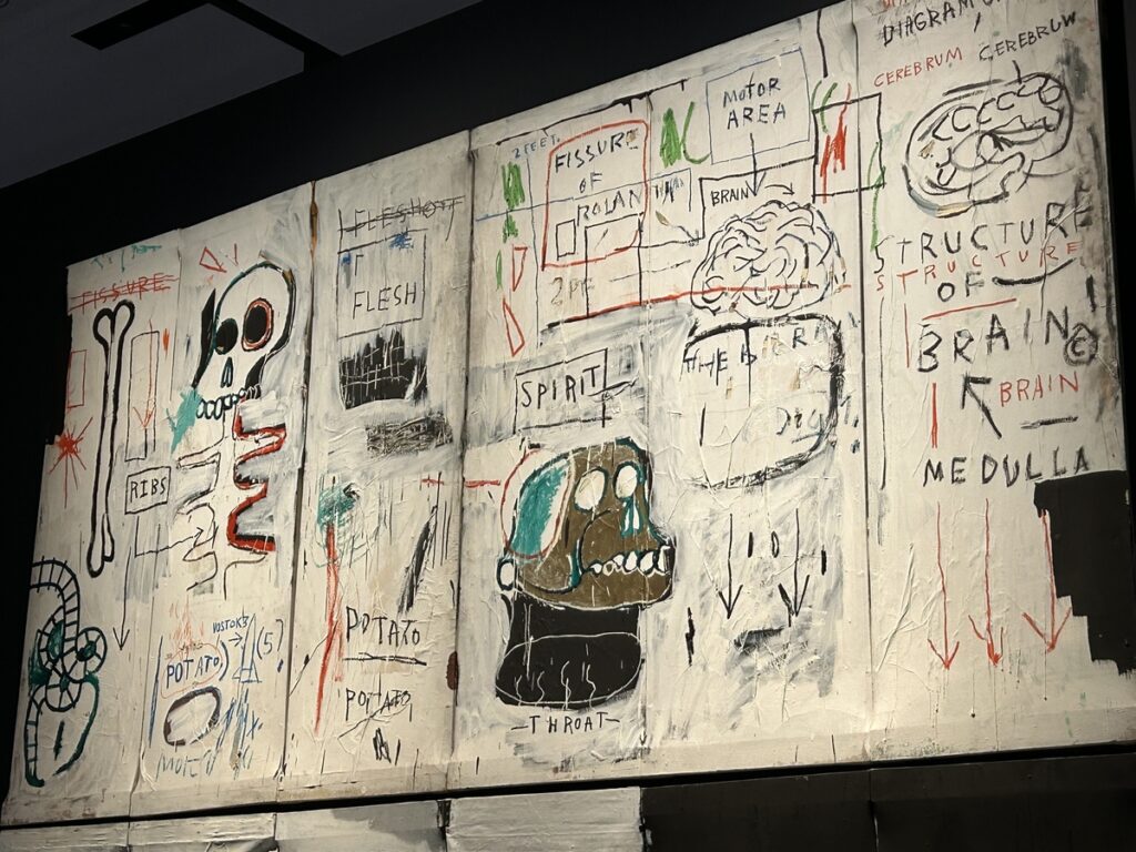 [2025. 09. 22]해골 옆에 쓴 ‘육체’·’영혼’…바스키아가 남긴 ‘지식의 방’